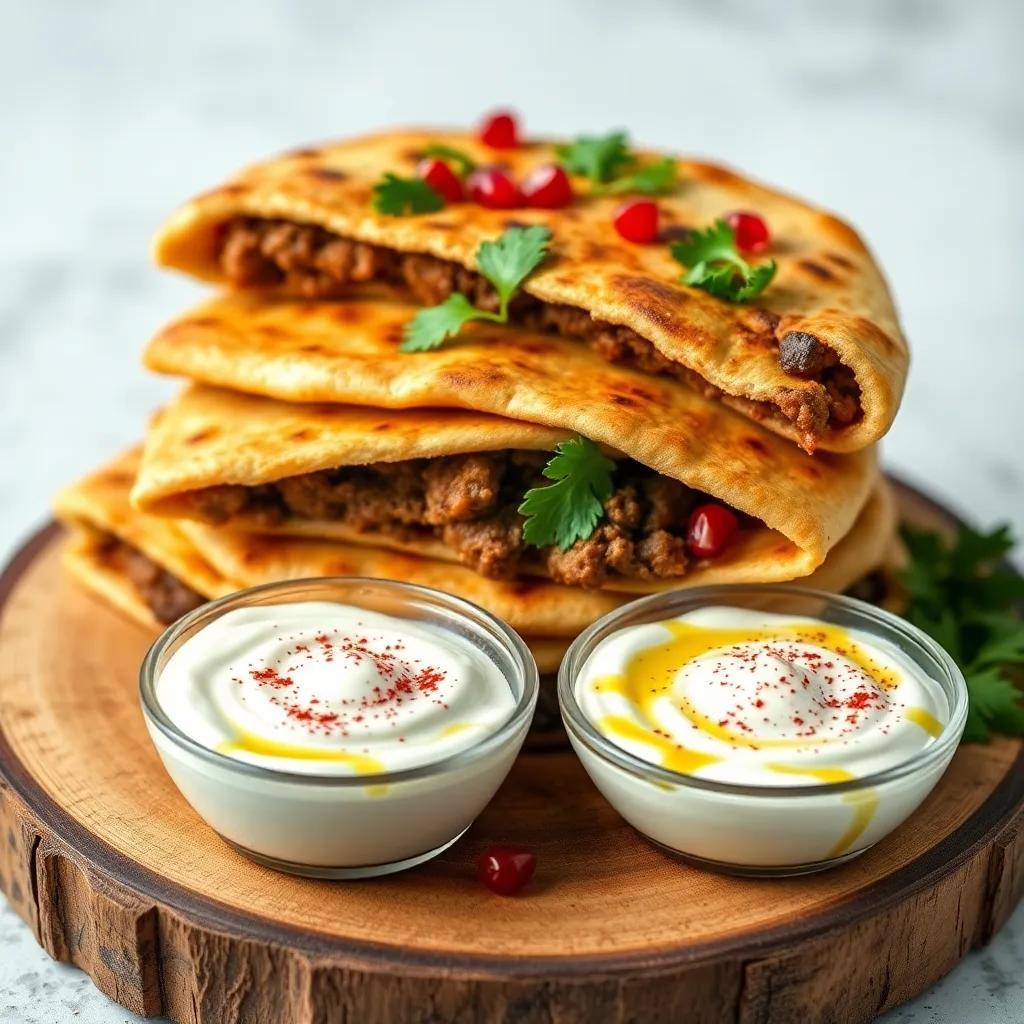 Arayes: Delicious Lebanese Meat-Stuffed Pita Recipe