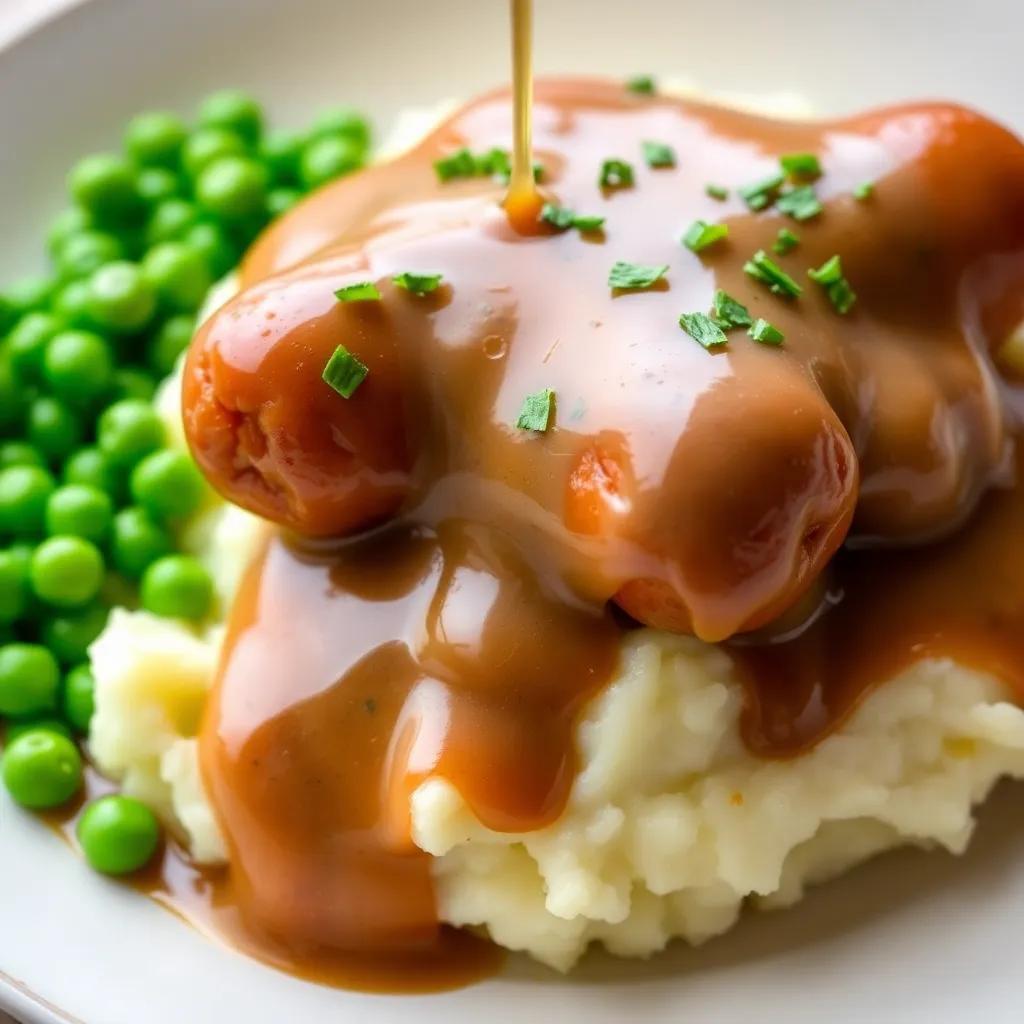 Bangers and Mash: Classic Sausage with Onion Gravy Recipe