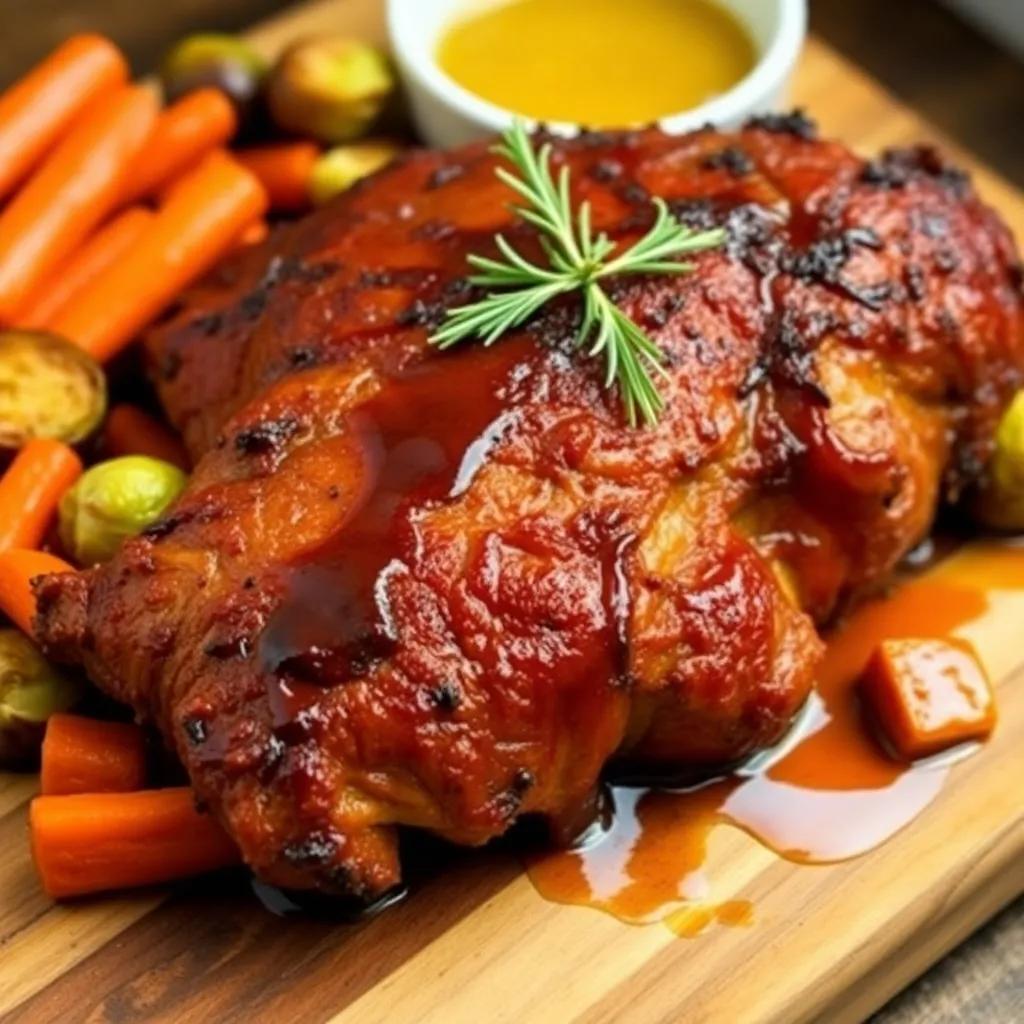 Brown Sugar Garlic Butter Roast Pork Recipe