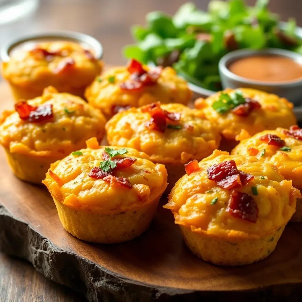 Cheese Bacon Hash Brown Muffins Recipe