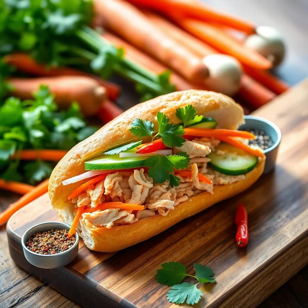 Chicken Banh Mi: Authentic Vietnamese Sandwich Recipe