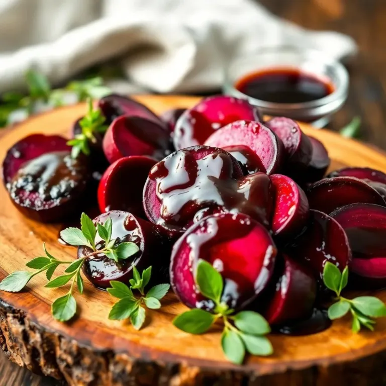 Balsamic Glazed Beetroots Recipe