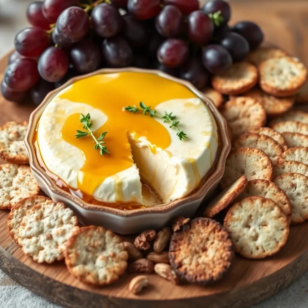 Baked Brie with Maple Syrup and Thyme Recipe