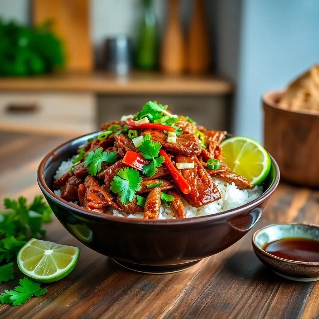 Caramelized Vietnamese Shredded Beef Recipe