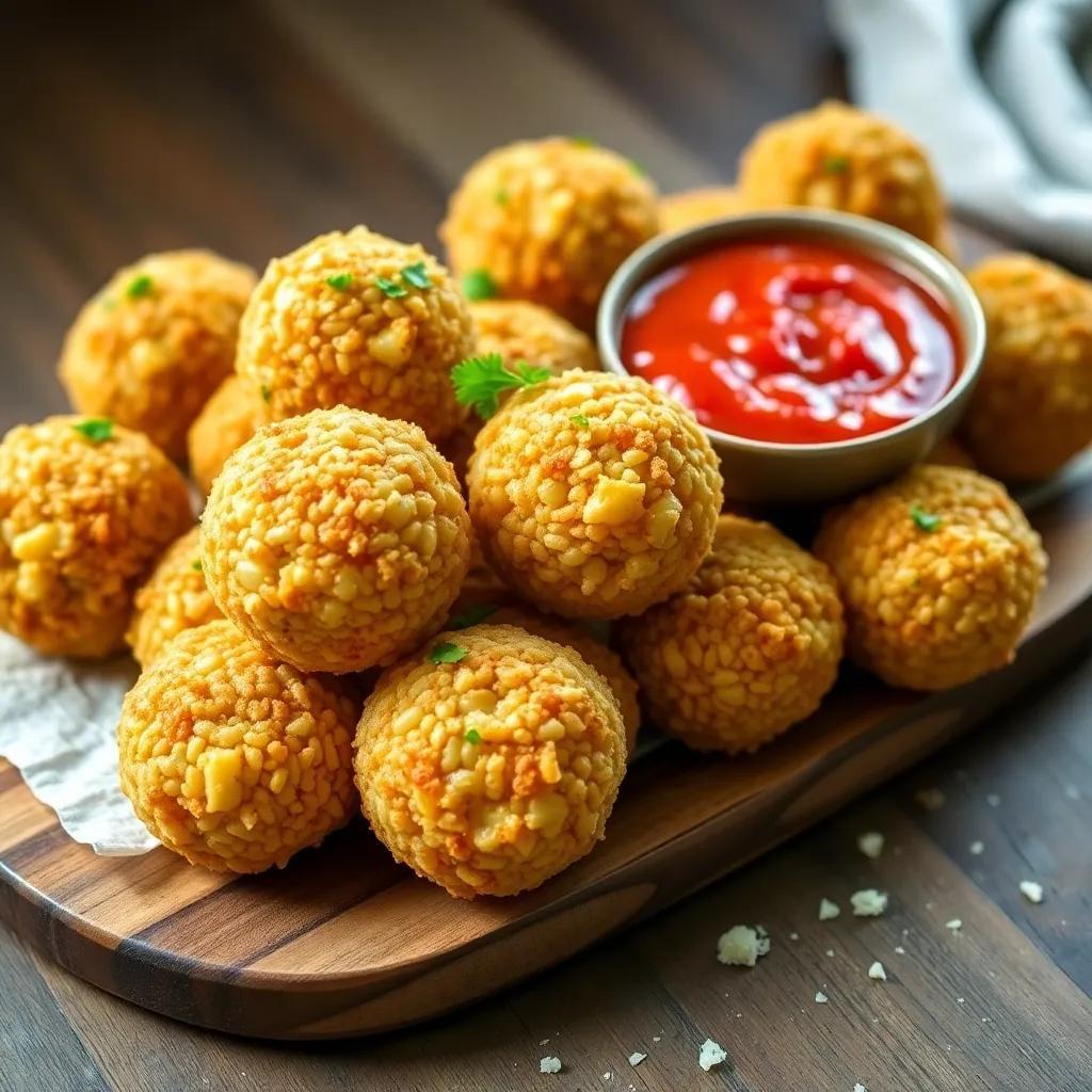 Baked Arancini Balls Recipe: Crispy & Delicious!