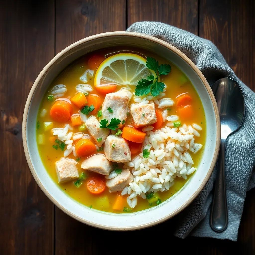 Easy Chicken and Rice Soup Recipe