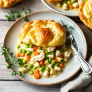 20-Minute Freeform Chicken Pot Pie from Scratch