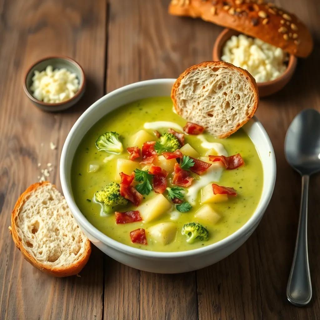 Creamy Broccoli and Potato Soup Recipe