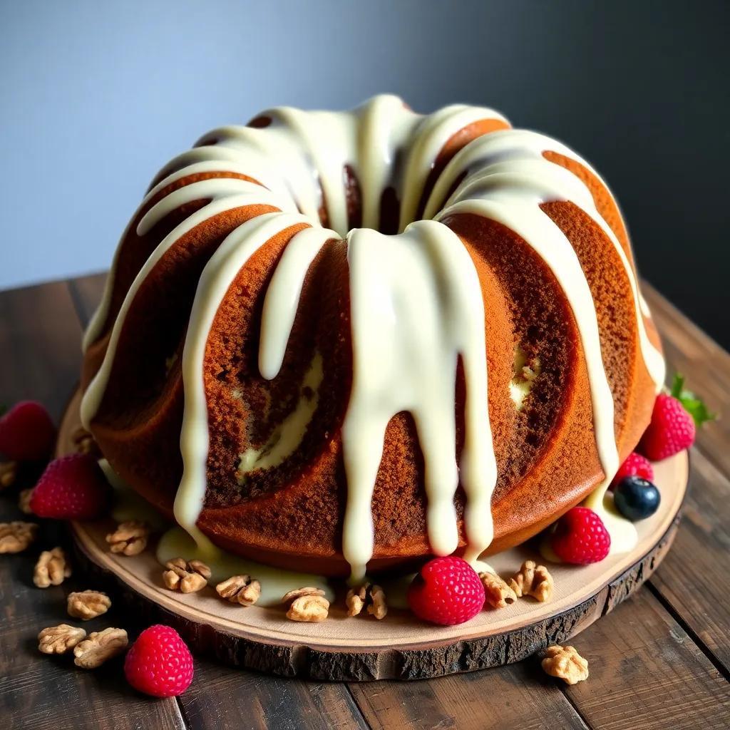 Cheesecake-Stuffed Carrot Bundt Cake Recipe