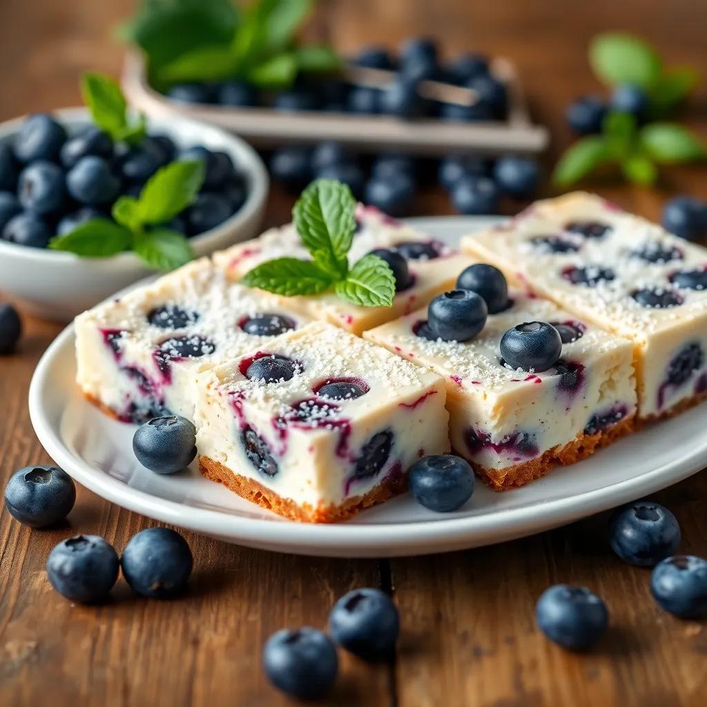 Blueberry Cheesecake Bars Recipe