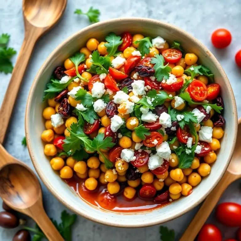 Antipasto Chickpea Salad Recipe: A Flavorful Mediterranean Delight