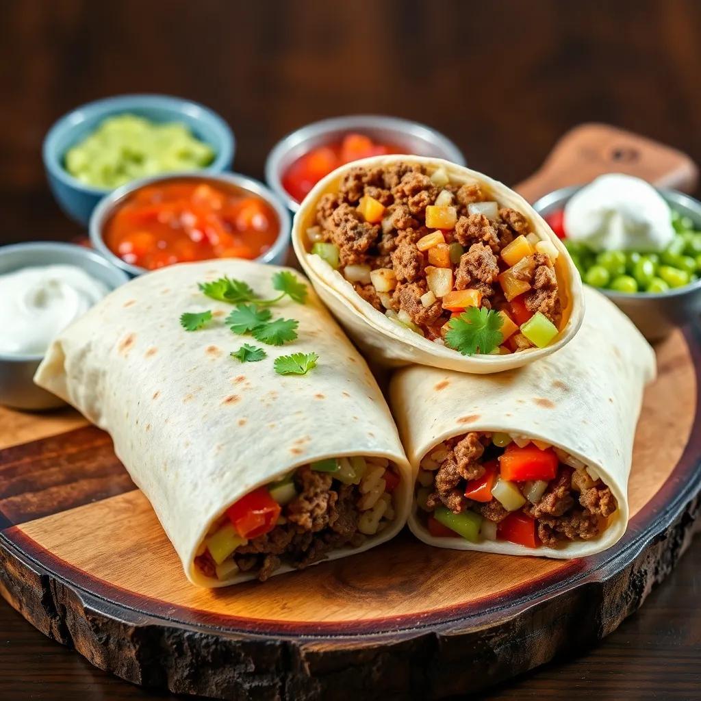 Delicious Beef Burritos Recipe - Easy and Flavorful