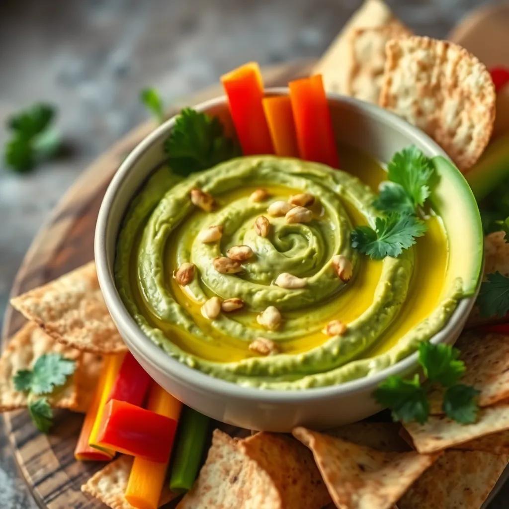 Creamy Avocado Hummus Recipe