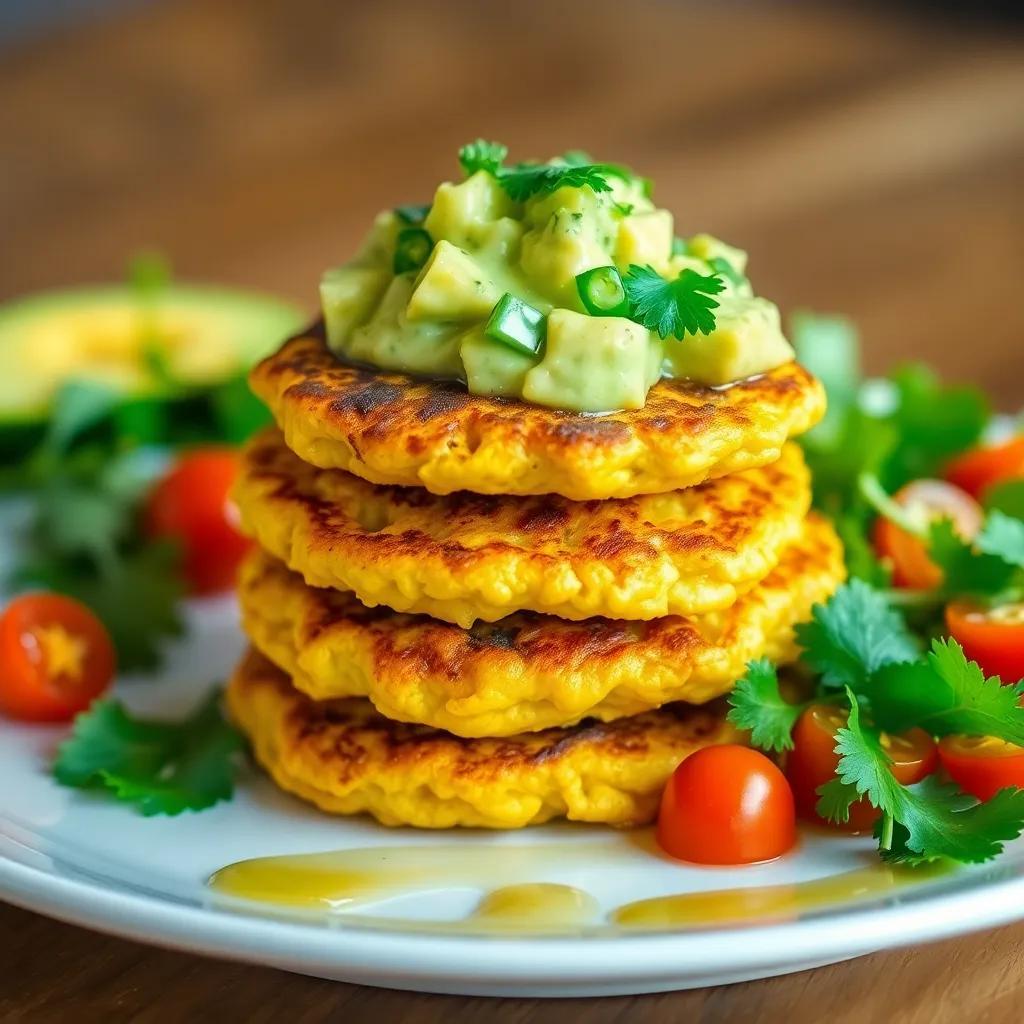 Bill Granger's Corn Fritters with Avocado Salsa Recipe