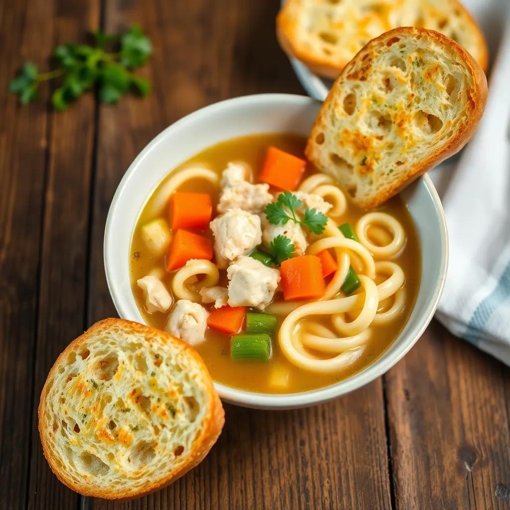 Chicken and Vegetable Noodle Soup Recipe