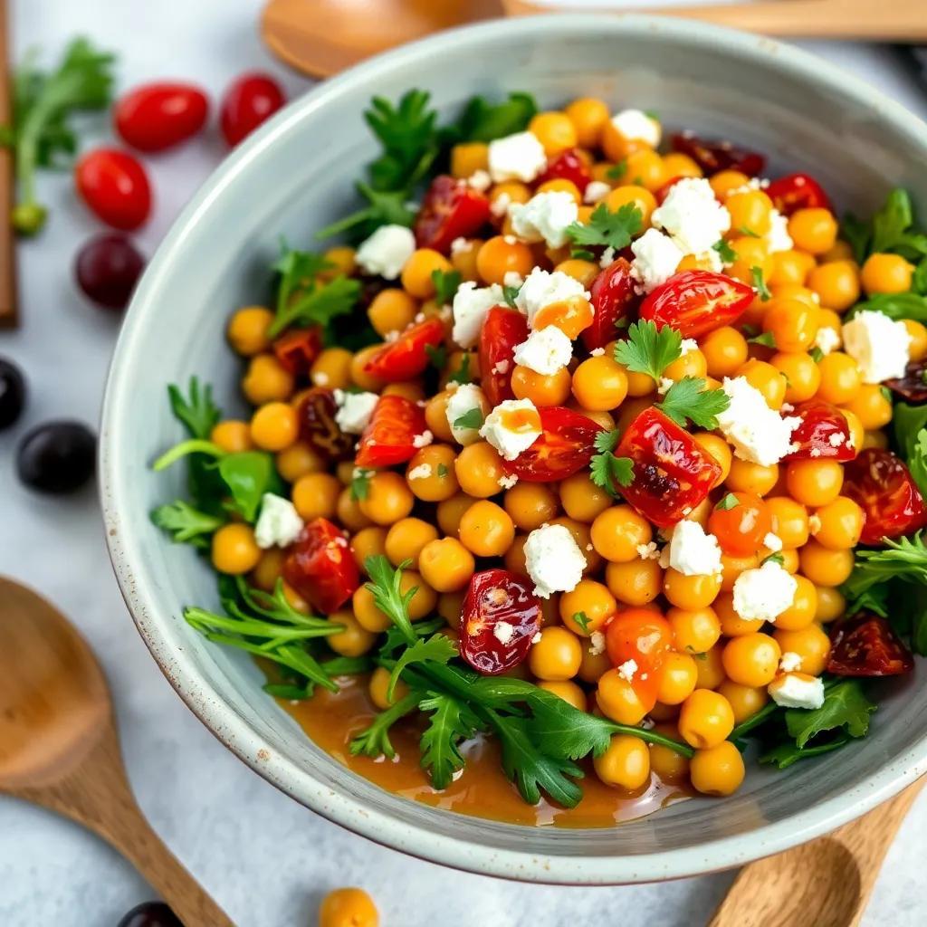 Antipasto Chickpea Salad Recipe: A Flavorful Mediterranean Delight