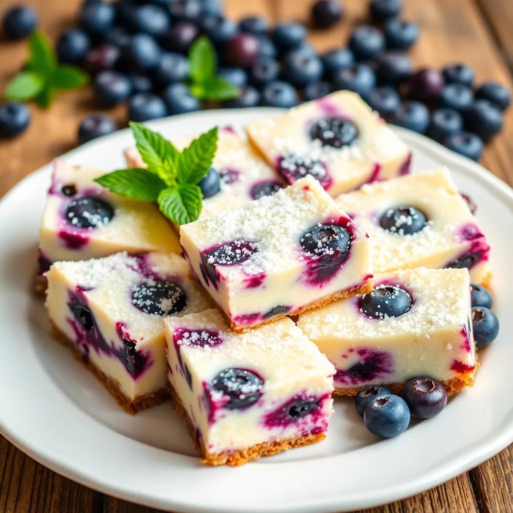 Blueberry Cheesecake Bars Recipe