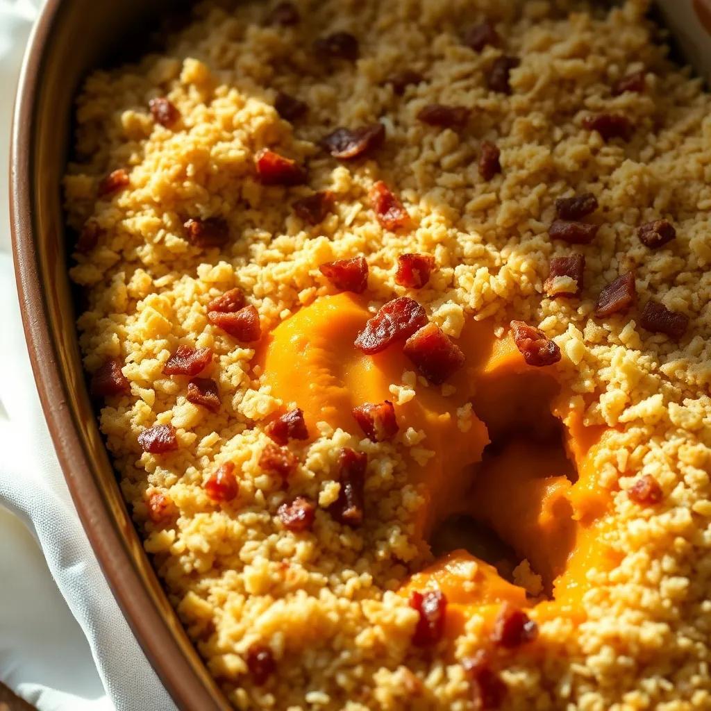 Browned Butter Savory Sweet Potato Casserole Recipe