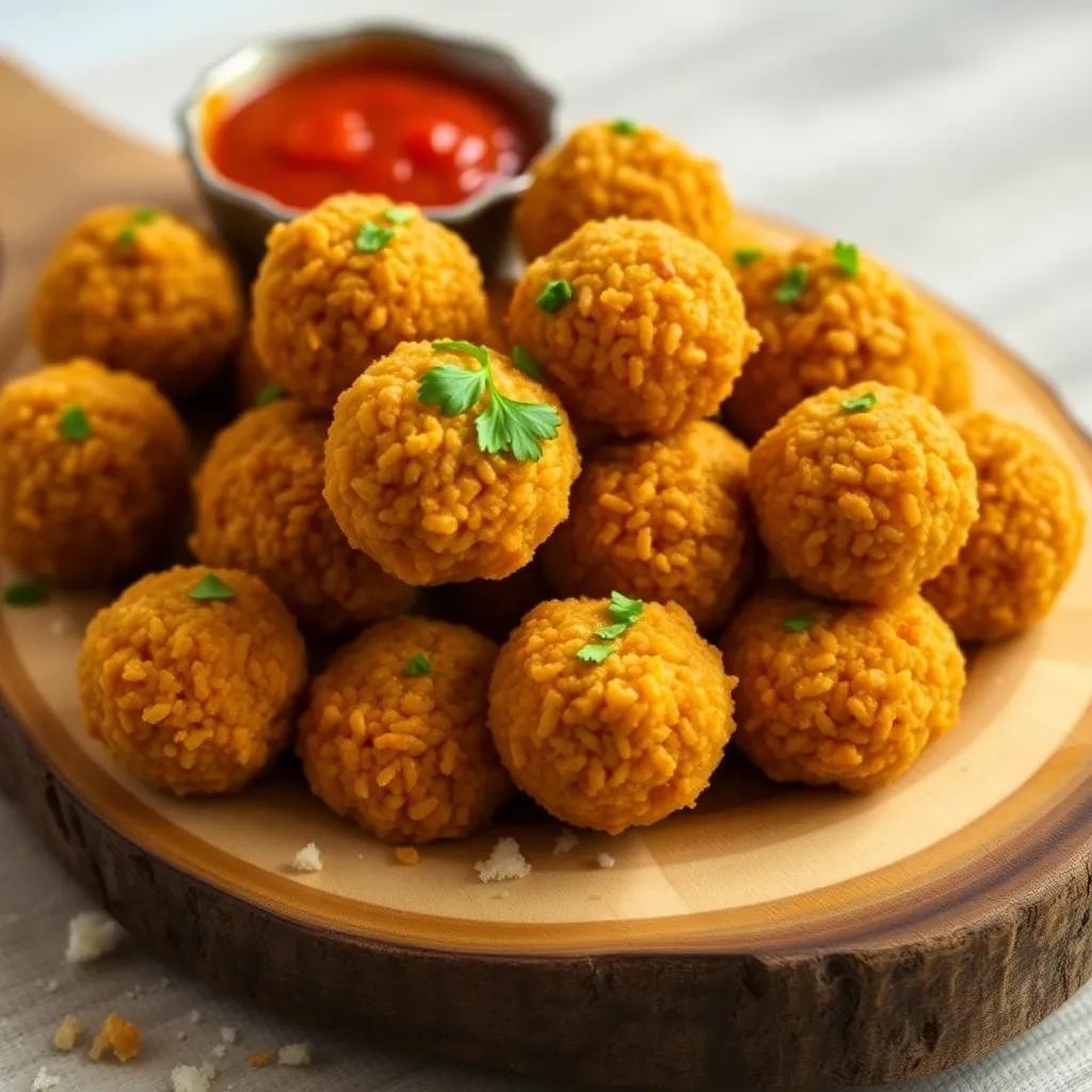 Baked Arancini Balls Recipe: Crispy & Delicious!