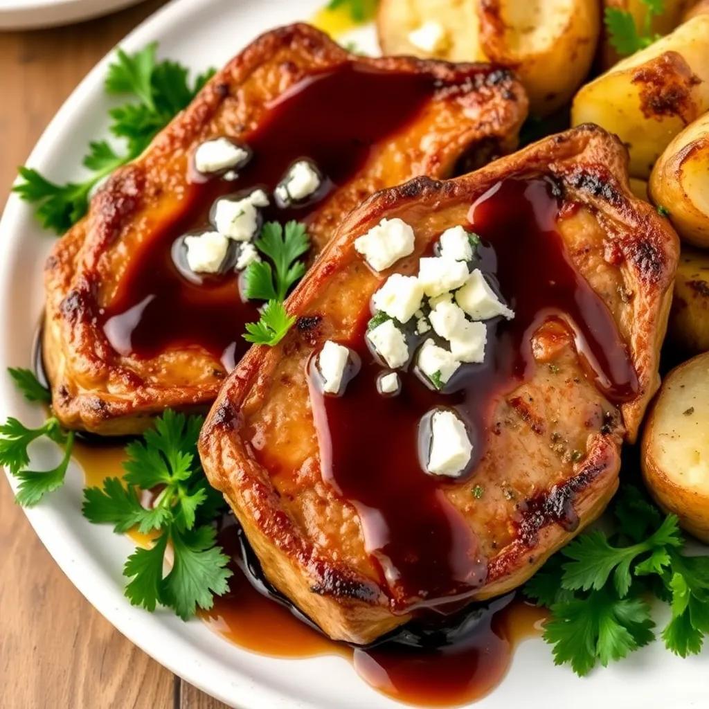 Balsamic Pork Chops Recipe: Easy & Delicious