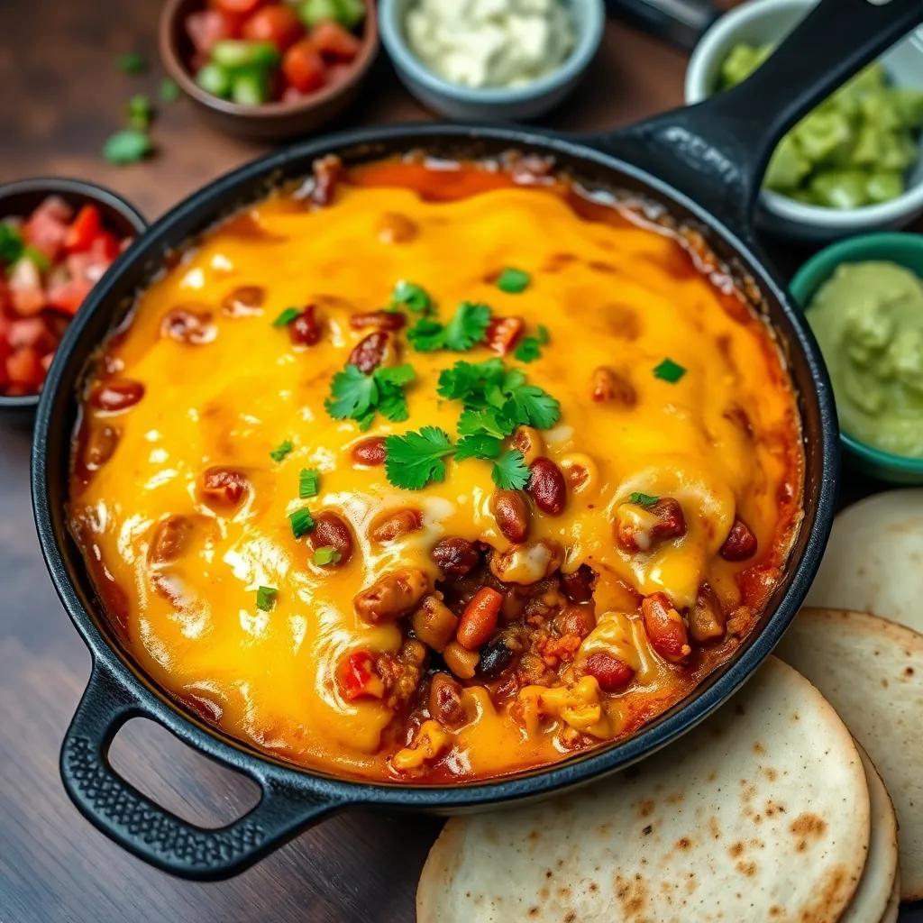 Cheesy Mexican Beef and Bean Bake Recipe