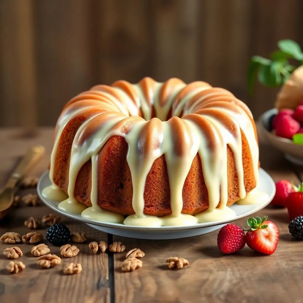 Cheesecake-Stuffed Carrot Bundt Cake Recipe