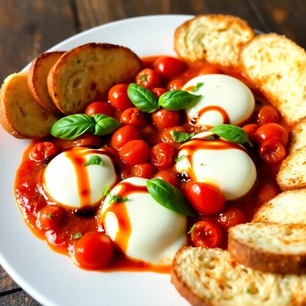 Caprese Baked Eggs Recipe: A Delicious Italian Breakfast