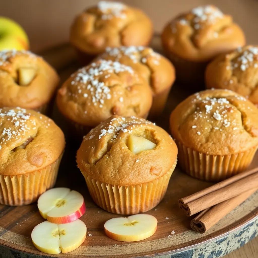 Brown Sugar Apple Muffins Recipe