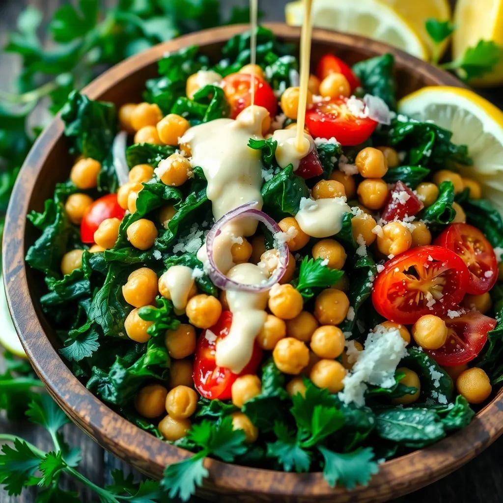 Healthy Chicken Kale Salad Recipe