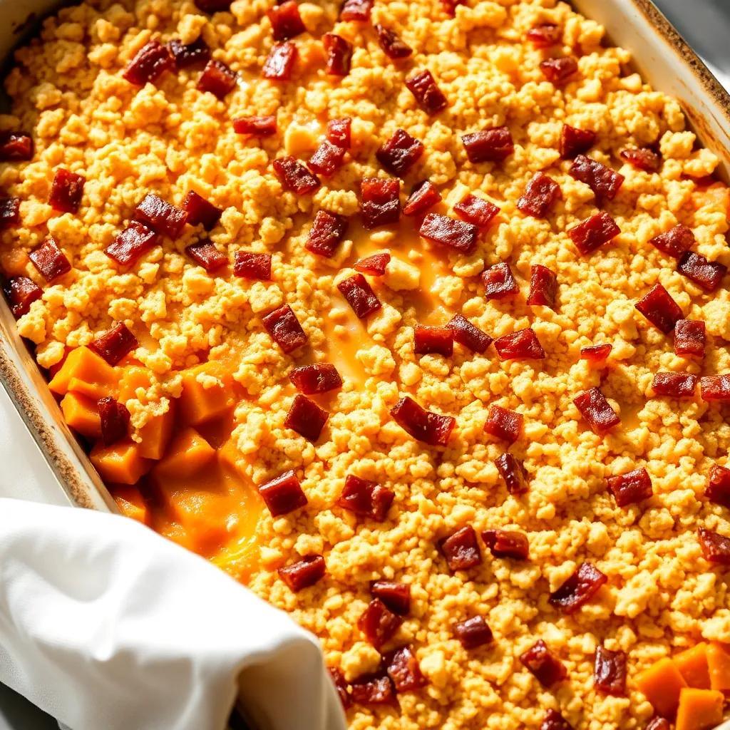 Browned Butter Savory Sweet Potato Casserole Recipe