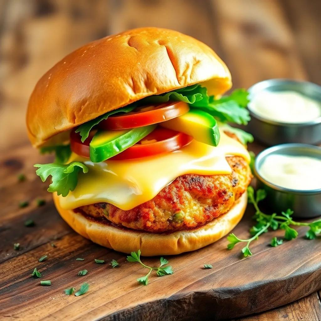 Avocado Chicken Burger Recipe: Healthy & Delicious