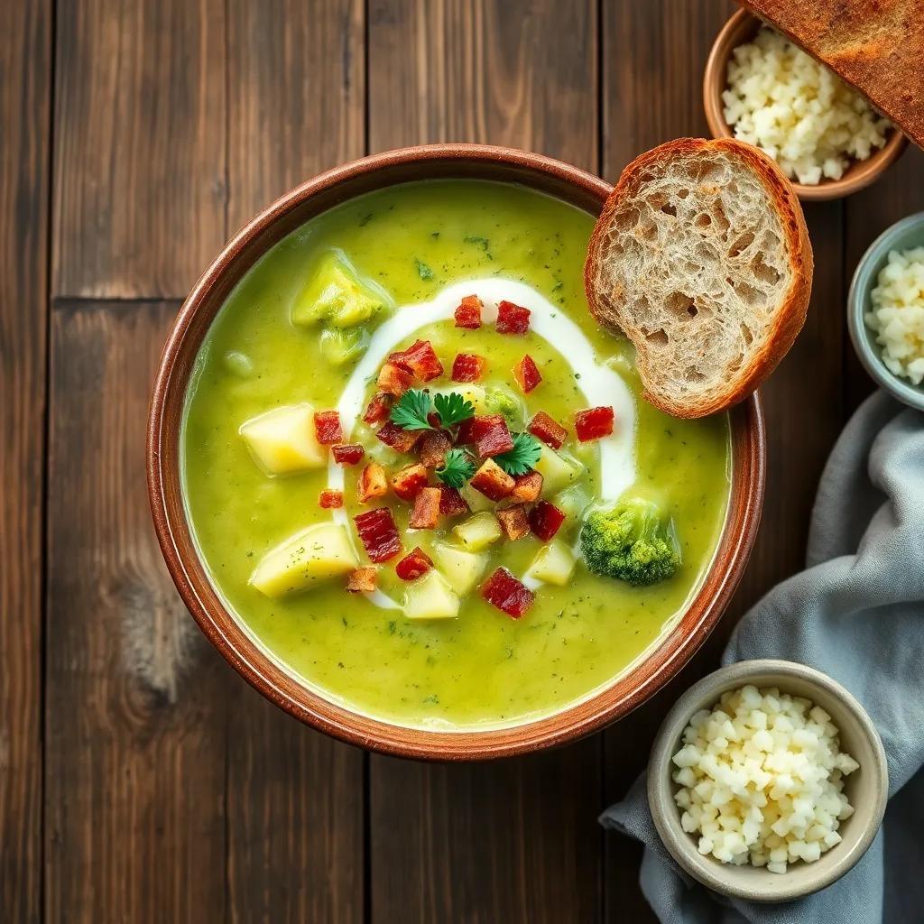 Creamy Broccoli and Potato Soup Recipe