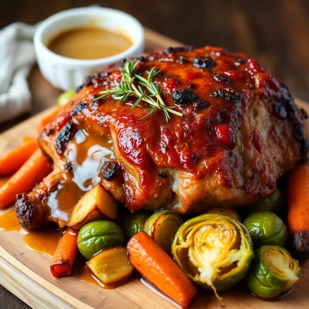 Brown Sugar Garlic Butter Roast Pork Recipe