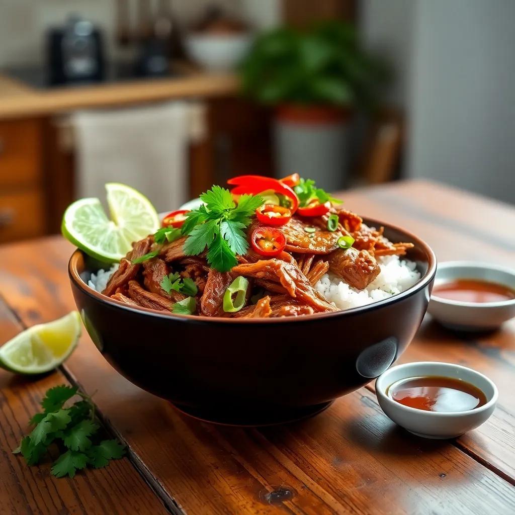 Caramelized Vietnamese Shredded Beef Recipe