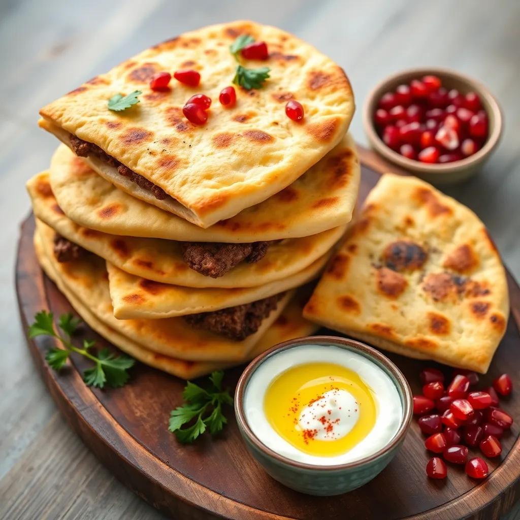 Arayes: Delicious Lebanese Meat-Stuffed Pita Recipe