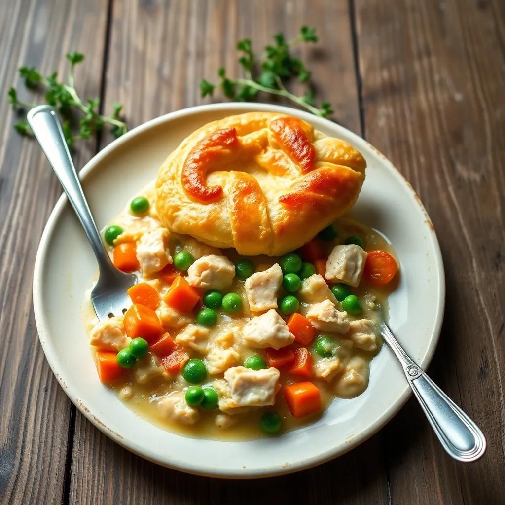 20-Minute Freeform Chicken Pot Pie from Scratch