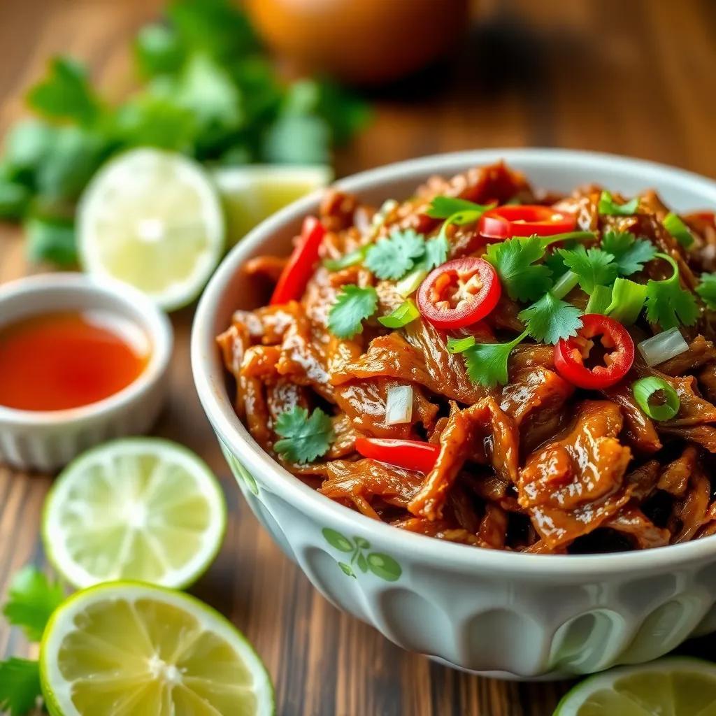 Caramelised Vietnamese Shredded Beef Recipe