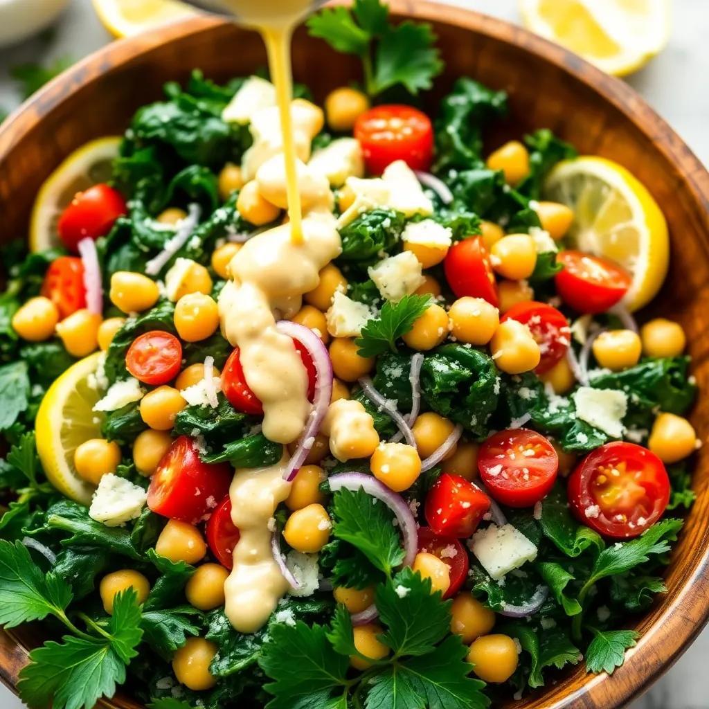 Healthy Chicken Kale Salad Recipe