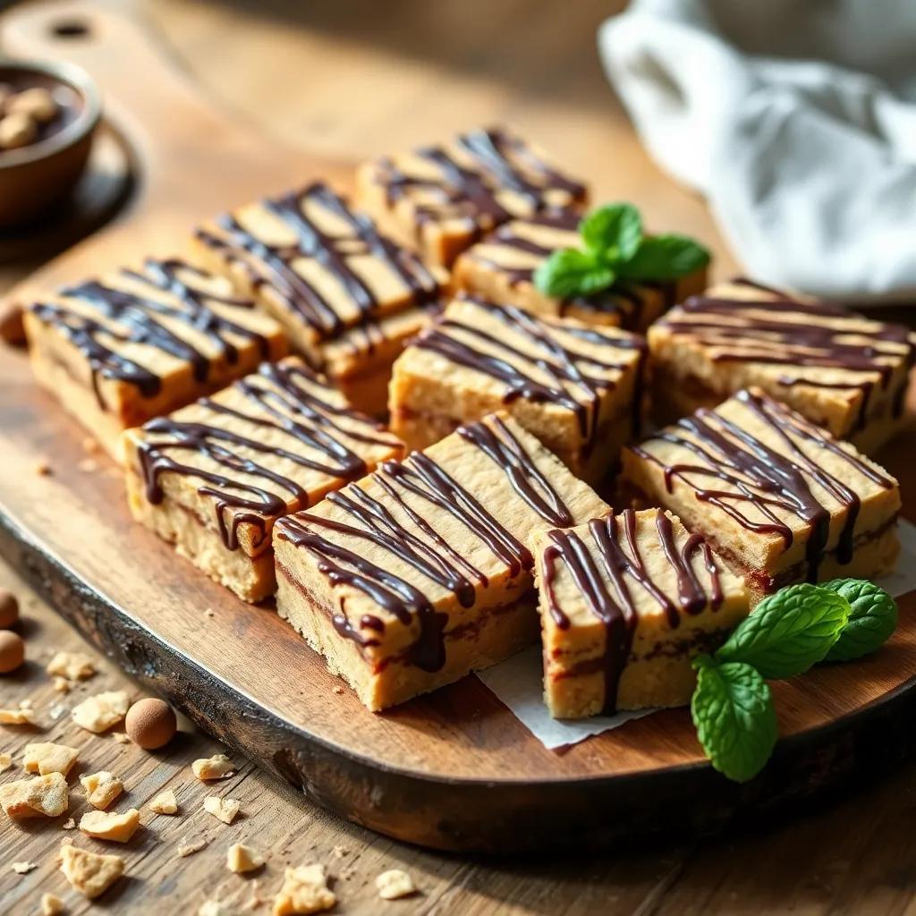 5-Ingredient No-Bake Peanut Butter Chocolate Bars