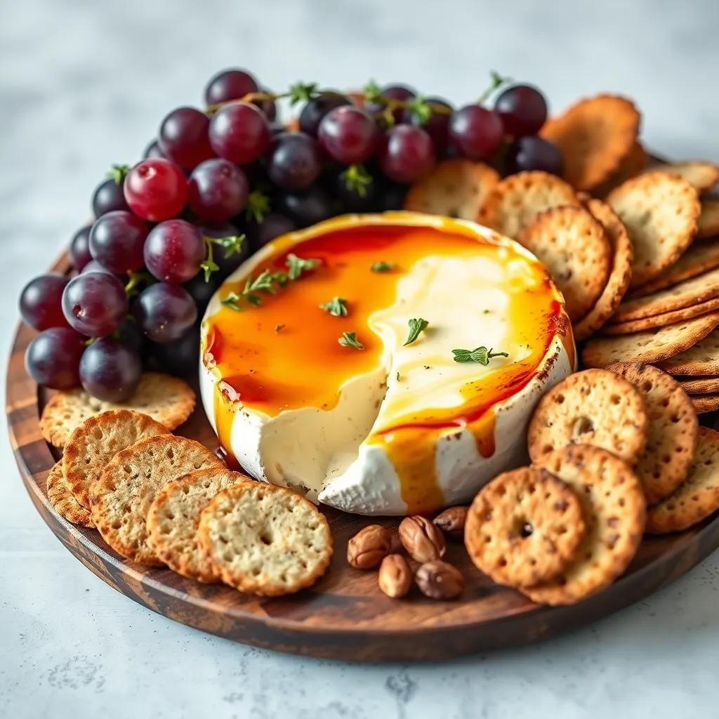 Baked Brie with Maple Syrup and Thyme Recipe