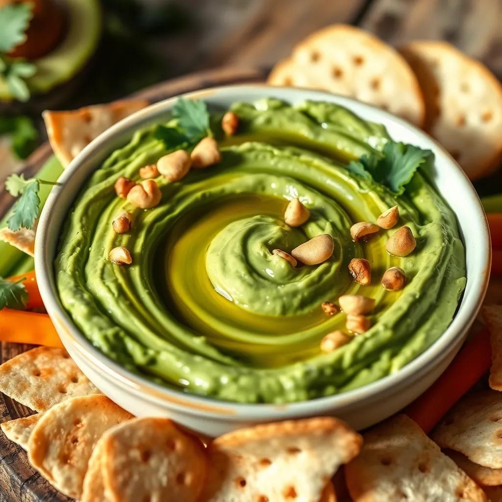 Creamy Avocado Hummus Recipe