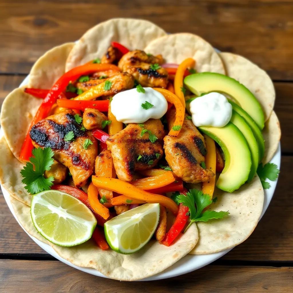 Easy Chicken Fajitas Recipe