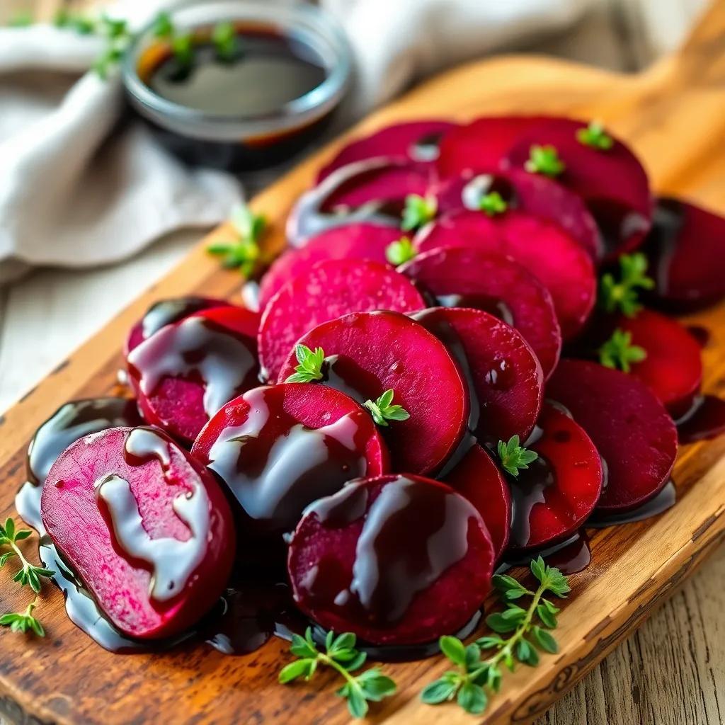 Balsamic Glazed Beetroots Recipe