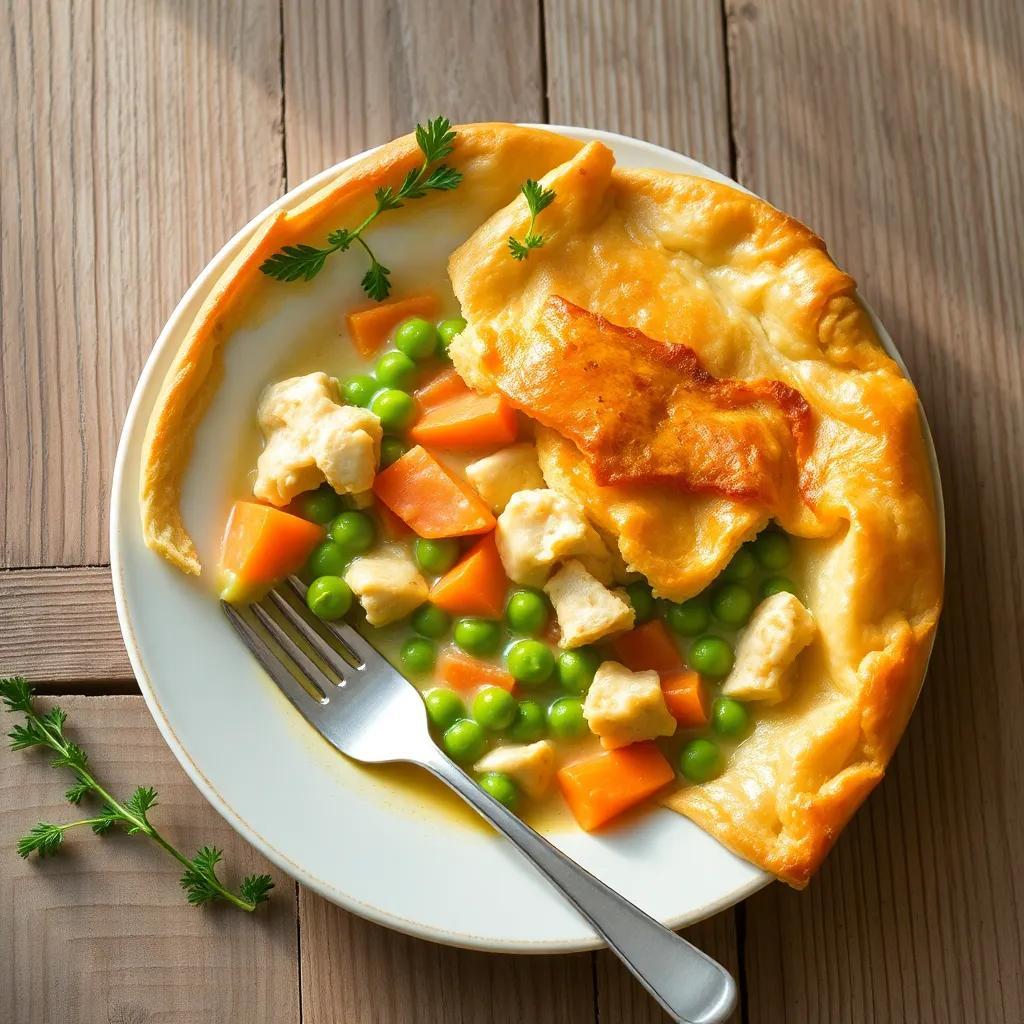 20-Minute Freeform Chicken Pot Pie from Scratch