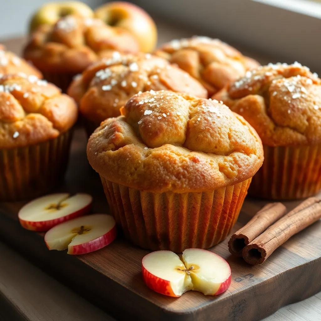 Brown Sugar Apple Muffins Recipe