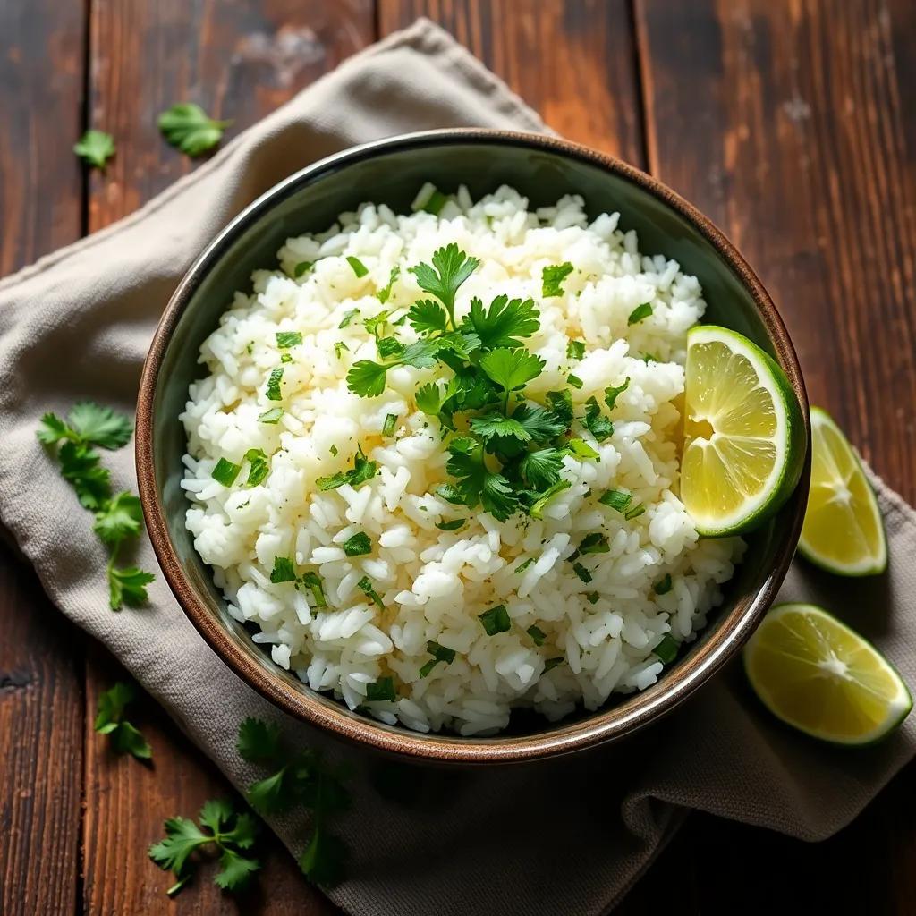 Coconut Lime Cilantro Rice Recipe