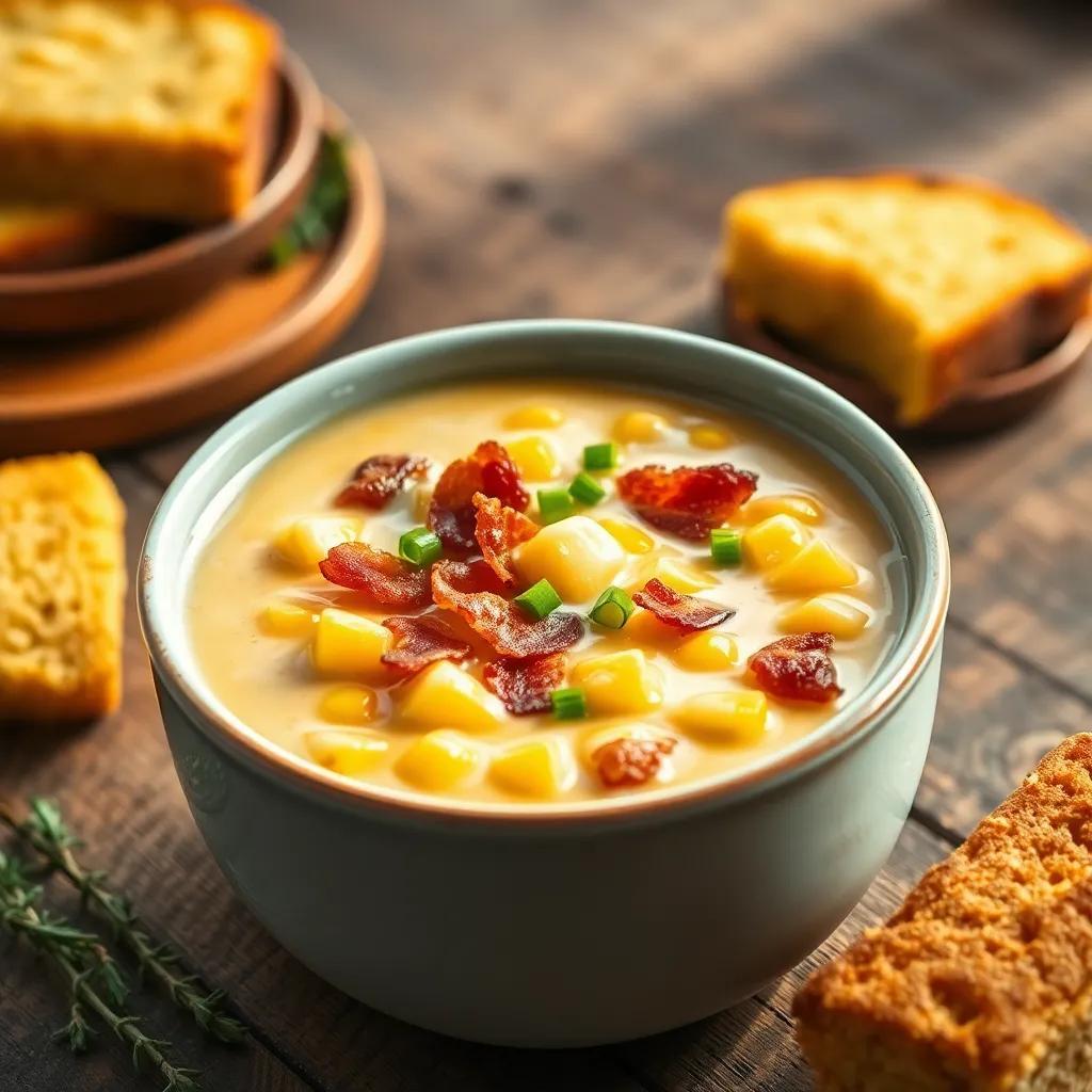 Corn Chowder with Bacon Recipe: A Delicious Comfort Food