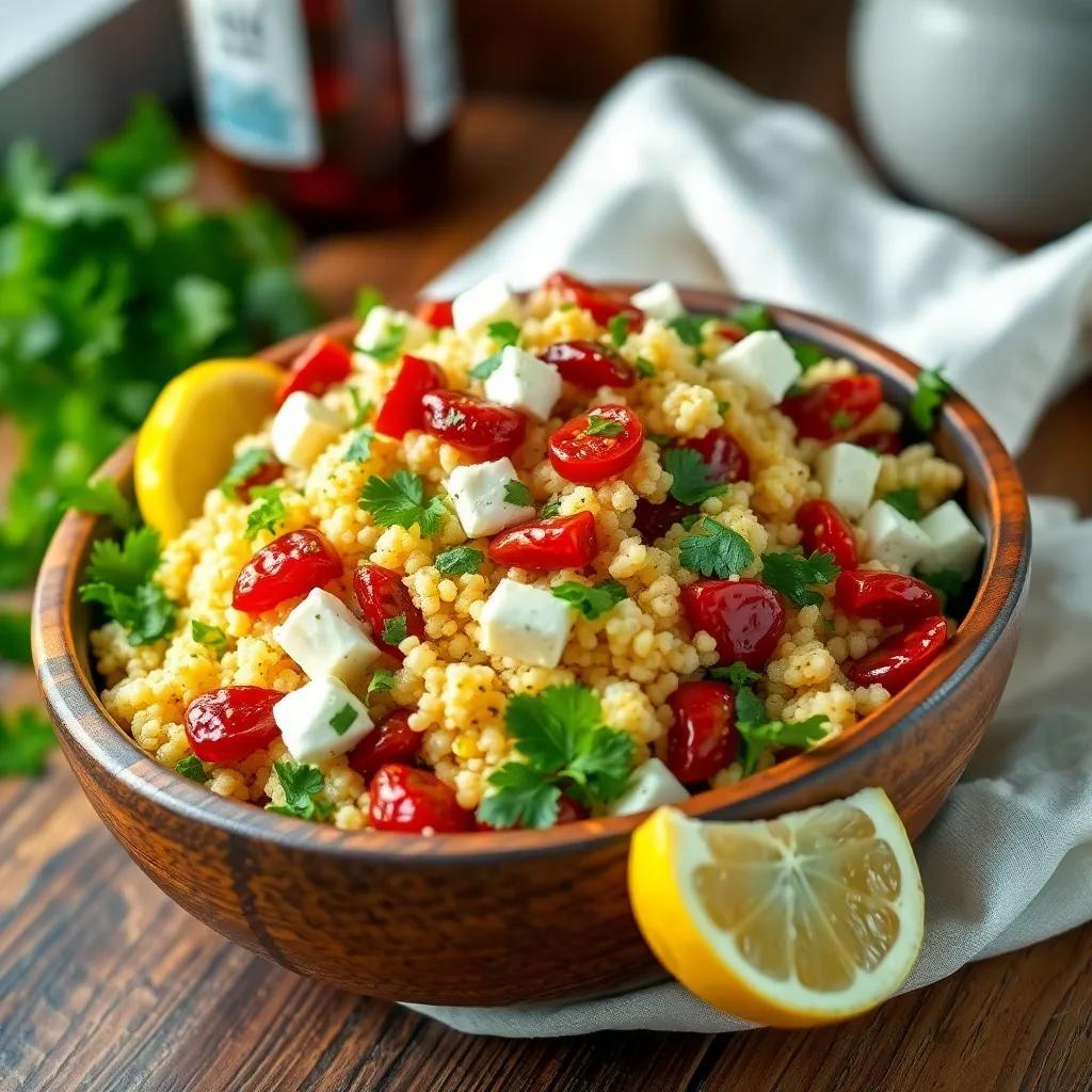 Couscous Salad with Feta Cheese Recipe