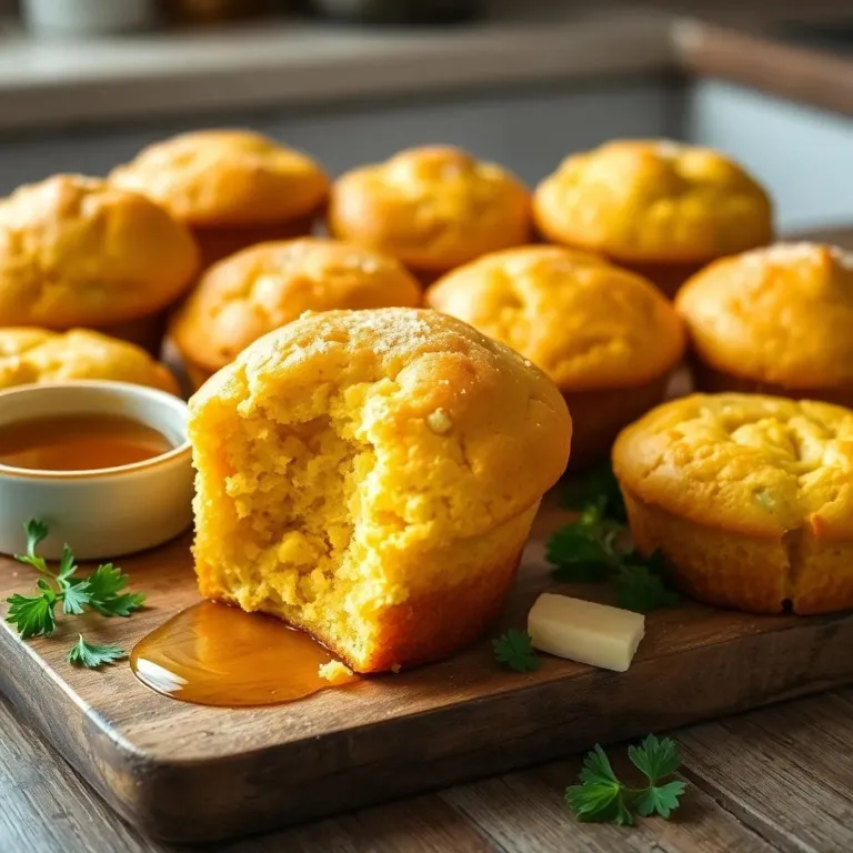 Delicious Cornbread Muffins Recipe