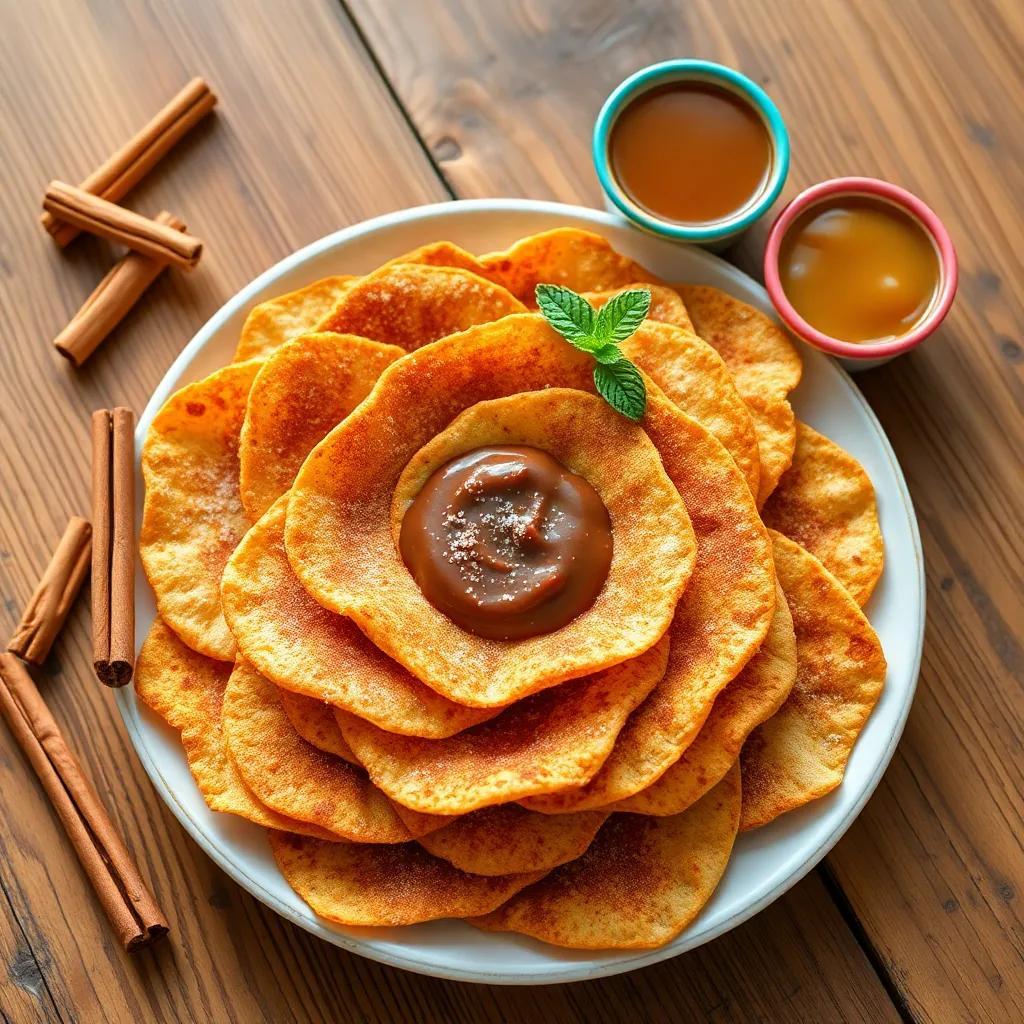 Cinnamon Sugar Tortilla Crisps Recipe